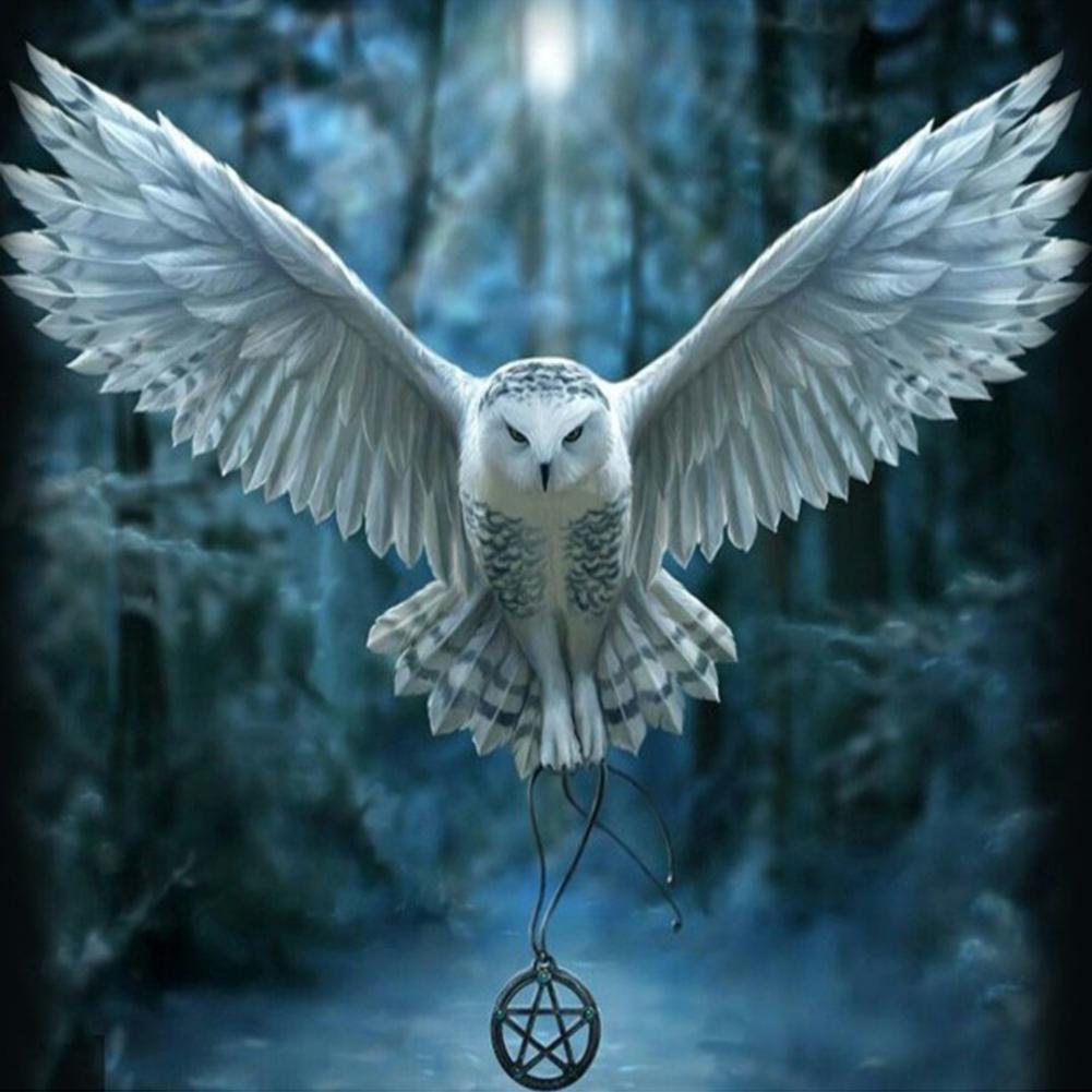 Hedwig Over Hogwarts Diamond Painting
