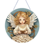 Angel Girl-Single Side Drill-Diamond Pendant