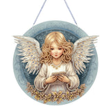 Angel Girl-Single Side Drill-Diamond Pendant