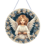 Angel Girl-Single Side Drill-Diamond Pendant