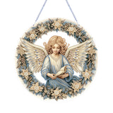 Angel Girl-Single Side Drill-Diamond Pendant