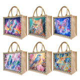 Linen Diamond Painting Tote Bag Replaceable Canvas