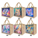 Linen Diamond Painting Tote Bag Replaceable Canvas