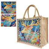 Linen Diamond Painting Tote Bag Replaceable Canvas