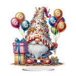 Gnome-Single Side Drill-Acrylic Diamond Desktop Ornament