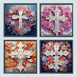 Cross-Partial Special Diamond Painting-30x30cm