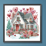 Love House-Partial Special Diamond Painting-30x30cm