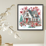 Love House-Partial Special Diamond Painting-30x30cm