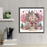 Love House-Partial Special Diamond Painting-30x30cm