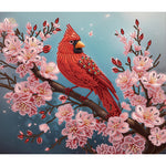 Cardinal-Partial Special Diamond Painting-35x30cm