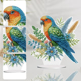 Parrot-Single Side Drill-Acrylic Diamond Desktop Ornament