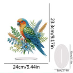 Parrot-Single Side Drill-Acrylic Diamond Desktop Ornament