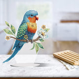 Parrot-Single Side Drill-Acrylic Diamond Desktop Ornament