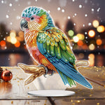 Parrot-Single Side Drill-Acrylic Diamond Desktop Ornament