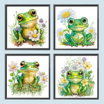 Frog-Partial Special Diamond Painting-30x30cm