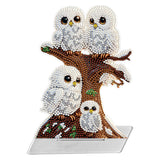 Animal-Single Side Drill-Wooden Diamond Desktop Ornament