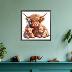 Animal Yak-Full Round Diamond Painting-30x30cm