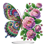 Butterfly-Single Side Drill-Acrylic Diamond Desktop Ornament