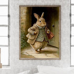 Gentleman Rabbit-Full Round Diamond Painting-30x40cm