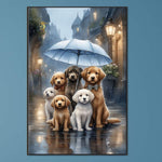 Dog-Full Square Diamond Painting-20x30cm