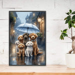 Dog-Full Square Diamond Painting-20x30cm