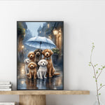 Dog-Full Square Diamond Painting-20x30cm