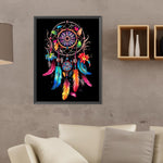 Dreamcatcher-Full Round Diamond Painting-30x40cm