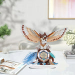 Flower Eagle Hummingbird-Single Side Drill-Acrylic Diamond Desktop Ornament