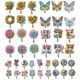 6Pcs/Set Animal-Diamond Art Craft Wall Hooks