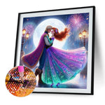 Disney Princess-Full Round Diamond Painting-40x40cm