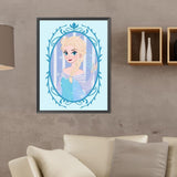 Disney Princess-Full Round Diamond Painting-30x40cm