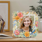 Flowers and Birds-Diamond Photo Frame