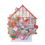 Garden-Single Side Drill-Acrylic Diamond Desktop Ornament