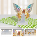 Butterfly Girl-Single Side Drill-Acrylic Diamond Desktop Ornament