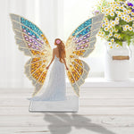 Butterfly Girl-Single Side Drill-Acrylic Diamond Desktop Ornament