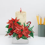 Candle Flower-Single Side Drill-Acrylic Diamond Desktop Ornament