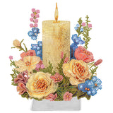 Candle Flower-Single Side Drill-Acrylic Diamond Desktop Ornament