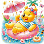 Winnie the Pooh-Full Round Diamond Painting-40x40cm