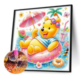 Winnie the Pooh-Full Round Diamond Painting-40x40cm