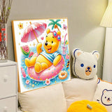 Winnie the Pooh-Full Round Diamond Painting-40x40cm