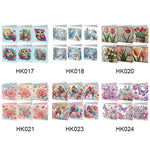 6/8/12Pcs/Set Christmas-Diamond Greeting Cards