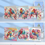 6/8/12Pcs/Set Christmas-Diamond Greeting Cards