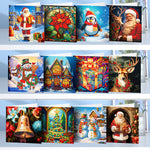 12Pcs/Set Christmas-Diamond Greeting Cards