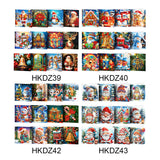 12Pcs/Set Christmas-Diamond Greeting Cards