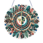 Animal-Wooden Diamond Clock Pendant