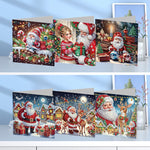 6/12Pcs/Set Christmas-Diamond Greeting Cards