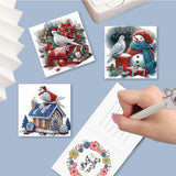 6/12Pcs/Set Christmas-Diamond Greeting Cards