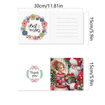 6/12Pcs/Set Christmas-Diamond Greeting Cards