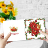 6/12Pcs/Set Christmas-Diamond Greeting Cards