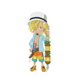 One Piece-Single Side Drill-Shaking Head Acrylic Diamond Desktop Ornament